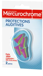 Protections auditives Mercurochrome