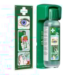 Support mural Cederroth pour flacon lave oeil neutralisant 500 ml