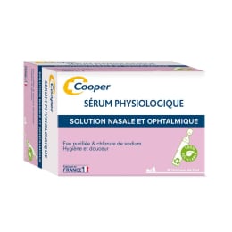 Sérum physiologique Cooper 5 ml par boîte de 30