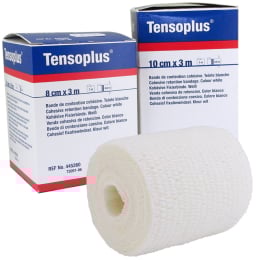 Bande cohésive Tensoplus 3 m x 8 cm blanche