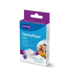 Boîte de 20 pansements DermaPlast® AQUA non stériles et étanches Hartmann -  3 tailles