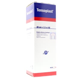 Bande adhésive Tensoplast blanche 2,5 m x 20 cm