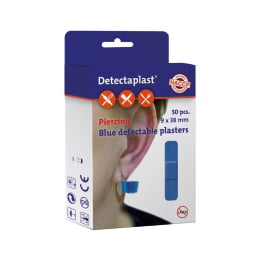 Pansements bleus détectables pour percing DETECTAPLAST® boîte de 50