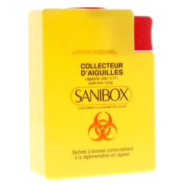 Boîte à aiguilles DASRI SANIBOX 210 ml
