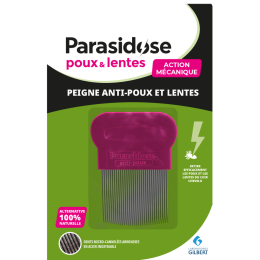 Peigne anti poux dents cannelées