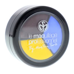 Fard crème jaune / bleu / rouge