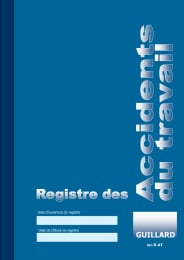 Registre des accidents du travail