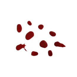 Gouttes de sang par 10 réutilisables